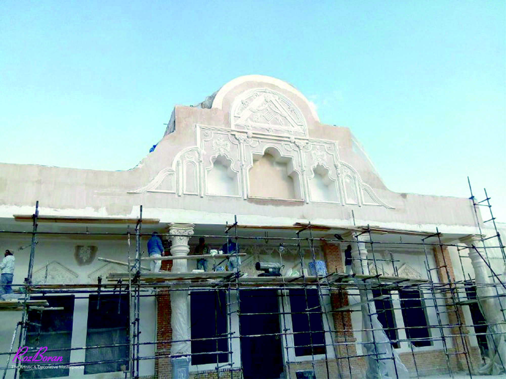نمای گچبری