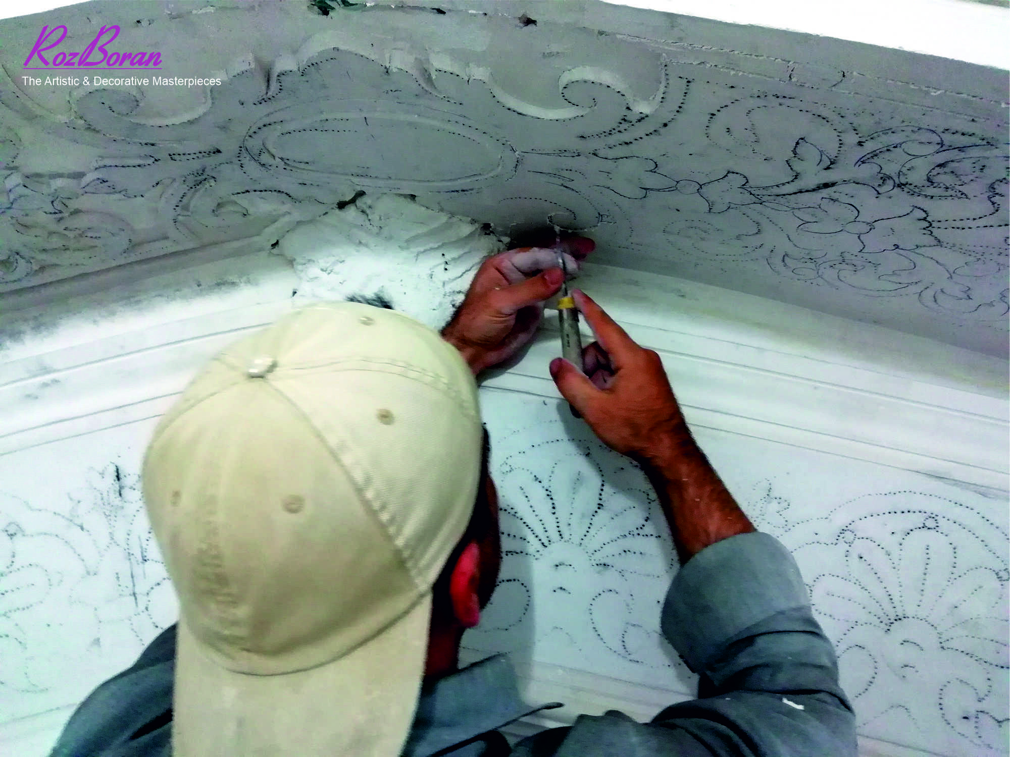 گچبری با متریال جدید