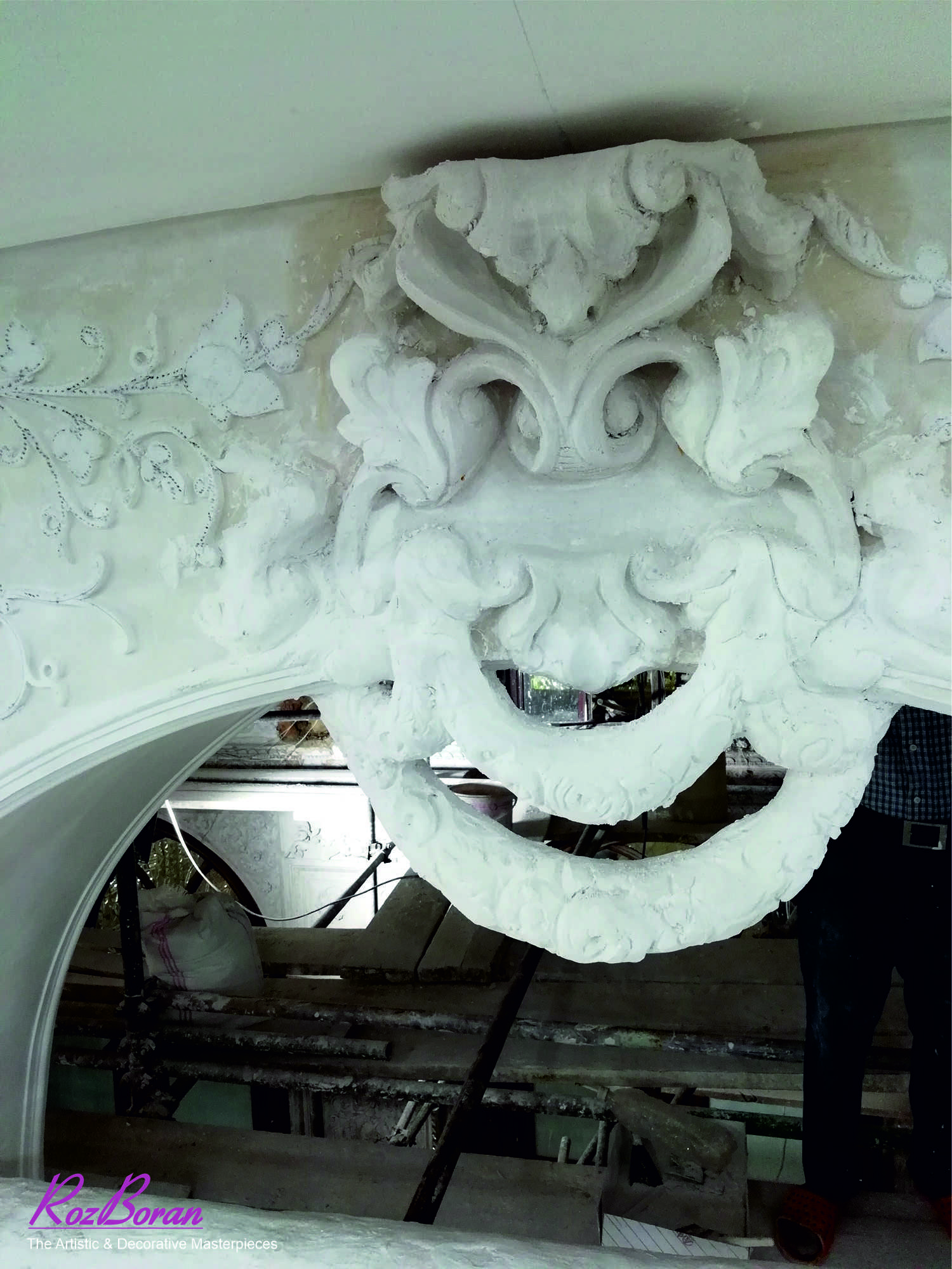  طرح نگین تاج سردر ورودی ایوان ناصری