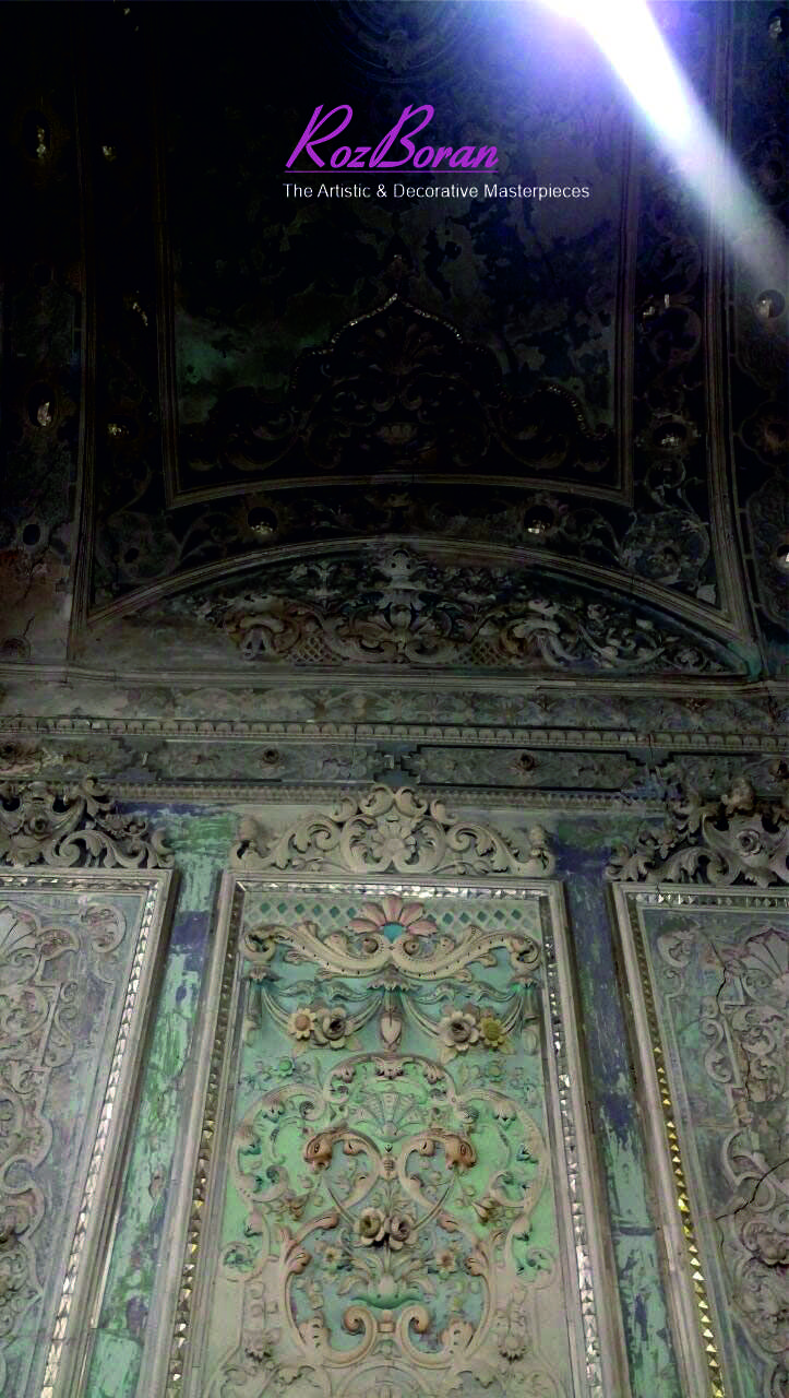 سه قاب اصلی دیوار سمت سیدالکریم(ع)