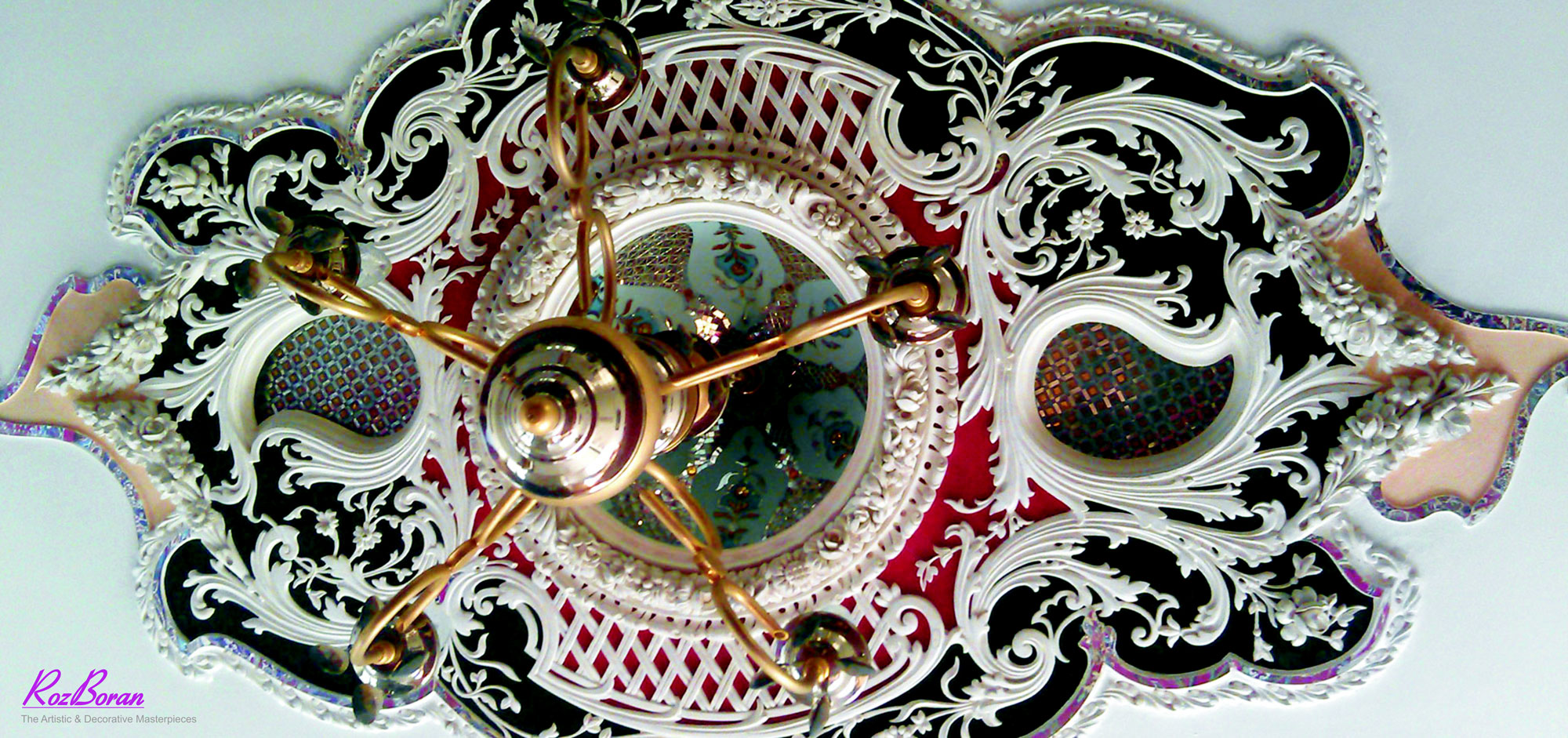 گچبری اشرافی سقف
