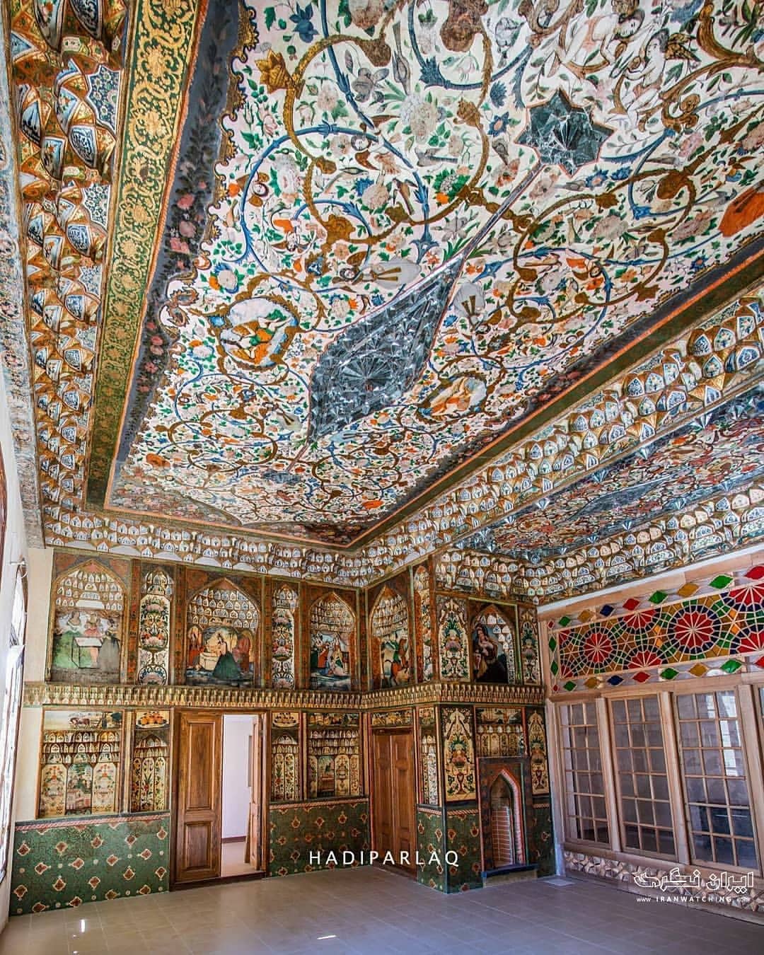 گچبری و تزئینات خانه قاجاری