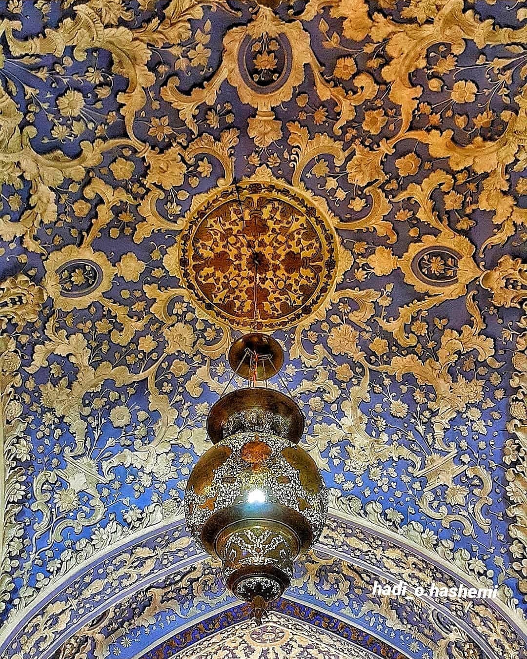 گچ بری قاجاری سقف