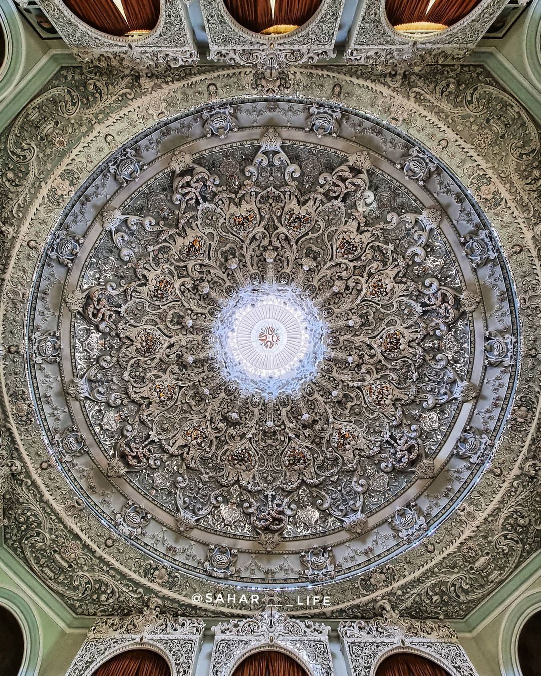 سقف زورخانه بانک ملی