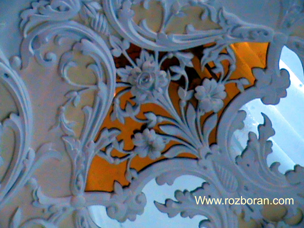 گچبری رودرز آینه