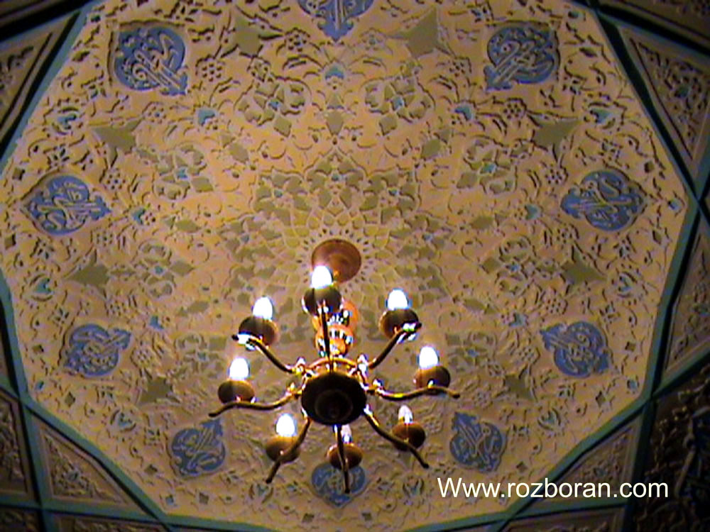 گچبری شمسه سقف