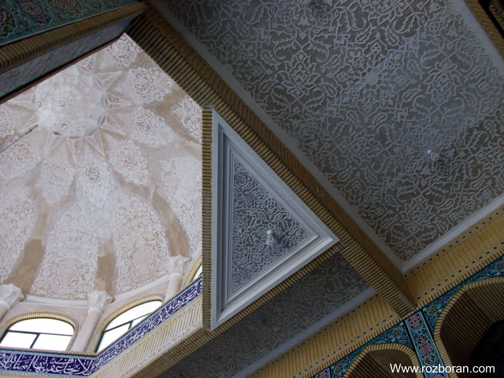 سقف مسجد گچبری