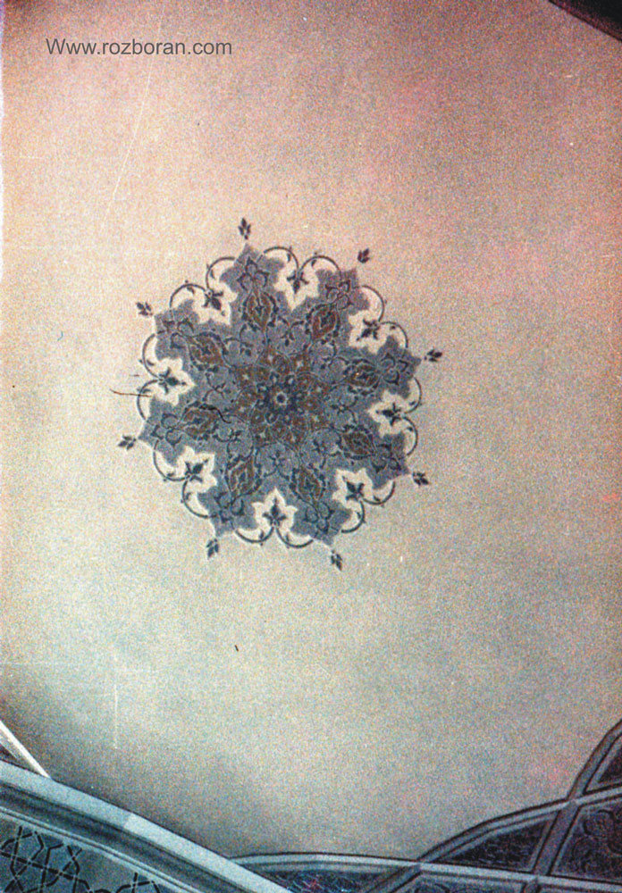 گچ بری ایرانی سقف