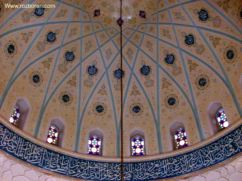 رسمی بندی و گچبری سقف گنبد